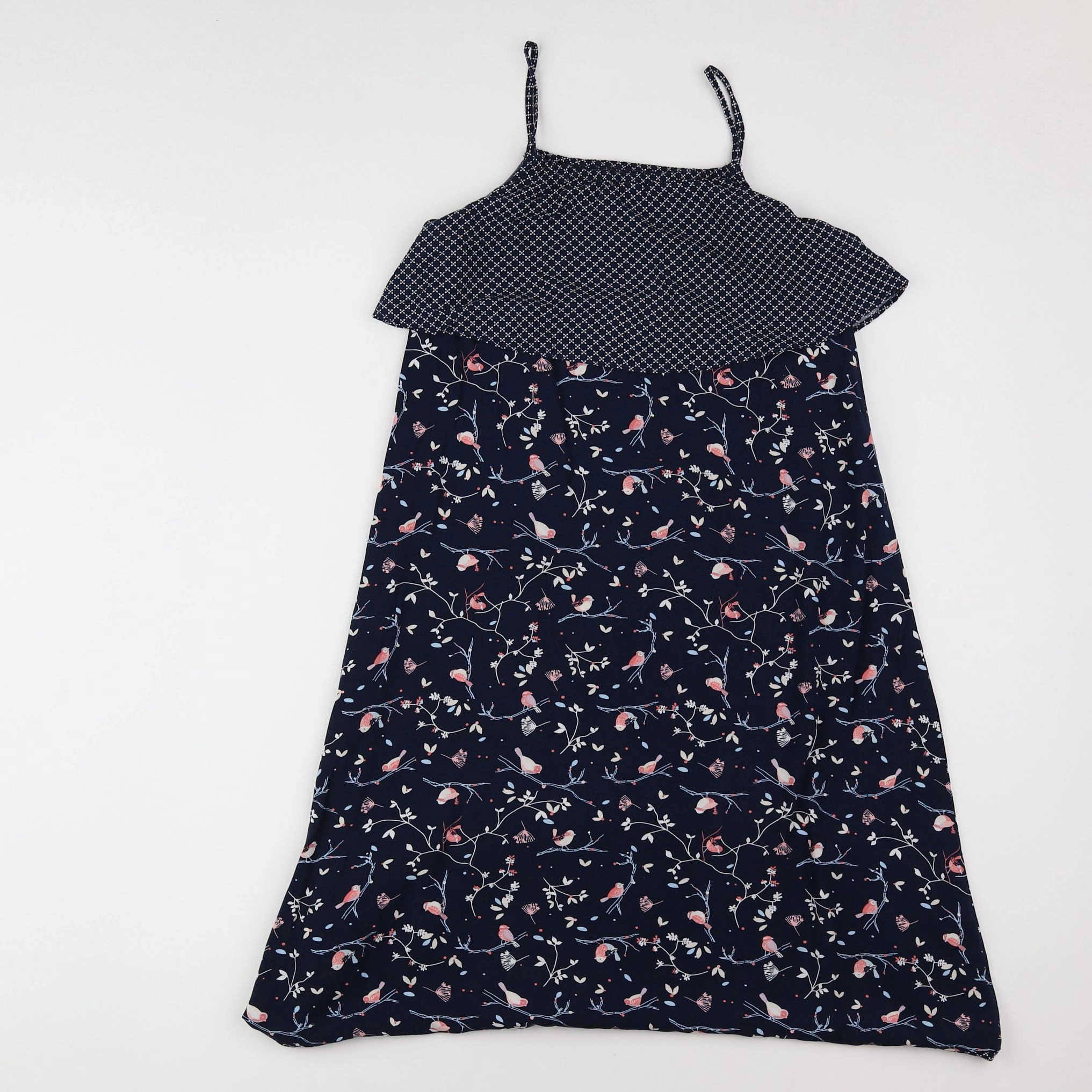 Vertbaudet - robe bleu - 7/8 ans